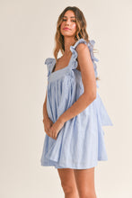 Load image into Gallery viewer, Blair Linen Babydoll Mini Dress