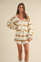 Load image into Gallery viewer, Murphy Sweater Cardigan and Shorts Set
