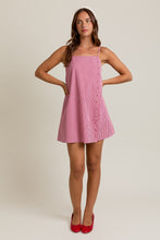 Load image into Gallery viewer, Cherry Gingham Mini Dress