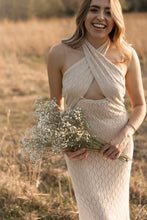 Load image into Gallery viewer, Captivating Crochet Midi Dress