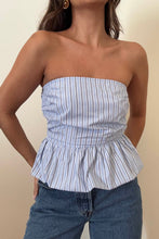 Load image into Gallery viewer, Penny Strapless Bubble Hem Top
