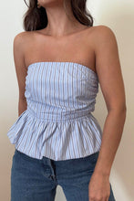 Load image into Gallery viewer, Penny Strapless Bubble Hem Top
