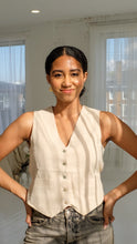 Load image into Gallery viewer, Chandler Linen Vest Top