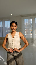 Load image into Gallery viewer, Chandler Linen Vest Top