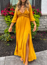 Load image into Gallery viewer, Sunrise Long Sleeve Maxi Dress