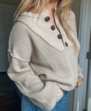 Load image into Gallery viewer, Sweet Home Henley Sweater / BEST SELLER