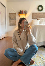 Load image into Gallery viewer, Sweet Home Henley Sweater / BEST SELLER