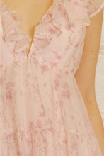 Load image into Gallery viewer, Raspberry Tea Mini Dress