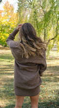 Load image into Gallery viewer, Pine Cardigan Sweater Dress