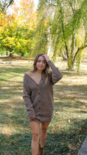 Load image into Gallery viewer, Pine Cardigan Sweater Dress