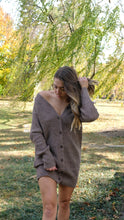 Load image into Gallery viewer, Pine Cardigan Sweater Dress