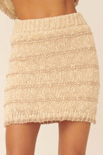 Load image into Gallery viewer, La Playa Knit Mini Skirt