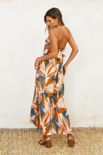 Load image into Gallery viewer, Amalfi Strapless Linen Maxi Dress
