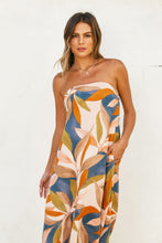Load image into Gallery viewer, Amalfi Strapless Linen Maxi Dress
