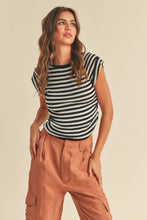 Load image into Gallery viewer, Bethel Striped Knit Top
