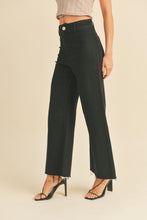 Load image into Gallery viewer, Davies Black Wide Leg Jeans
