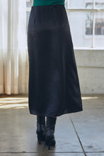 Load image into Gallery viewer, All Night Satin Midi Skirt
