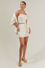 Load image into Gallery viewer, Sandy Beige Linen Shorts
