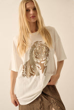 Load image into Gallery viewer, Oversized Vintage Wash Bengal Tee
