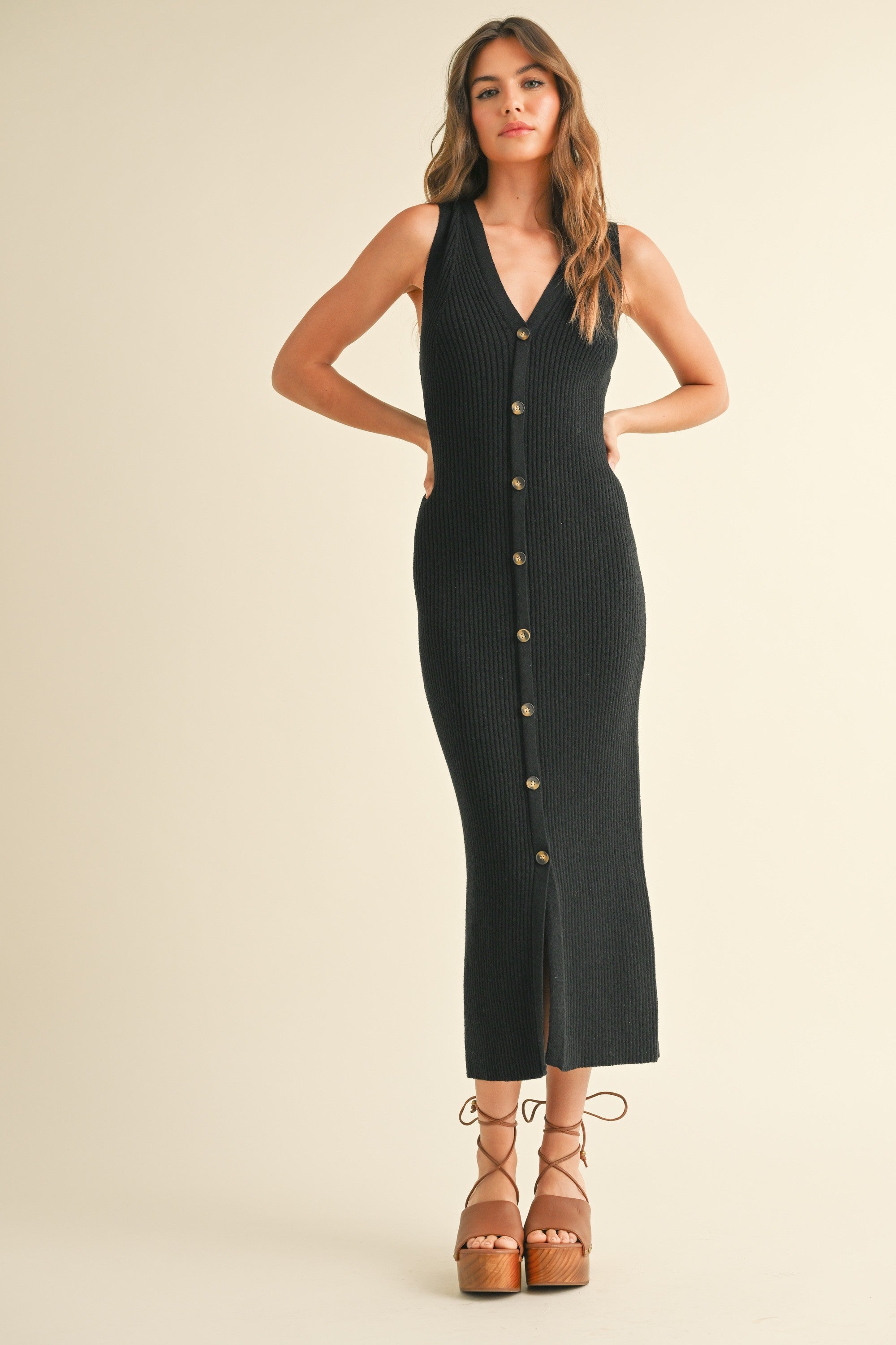 Monica Knit Long Dress – Enthralled