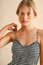 Load image into Gallery viewer, Nori Gingham Print Maxi Dress
