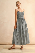 Load image into Gallery viewer, Nori Gingham Print Maxi Dress
