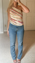 Load image into Gallery viewer, Heaven Multicolor One Shoulder Top
