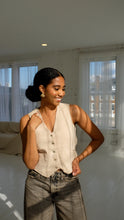 Load image into Gallery viewer, Chandler Linen Vest Top
