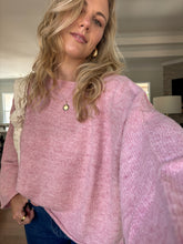 Load image into Gallery viewer, Elouise Pink Loose Fit Sweater
