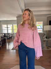 Load image into Gallery viewer, Elouise Pink Loose Fit Sweater
