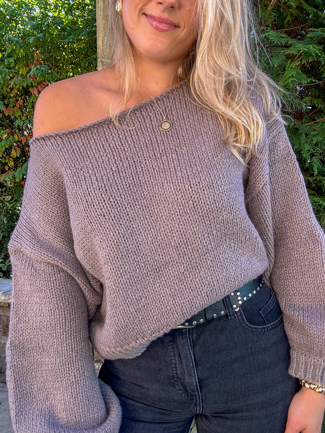 October Boat Neck Sweater