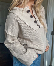 Load image into Gallery viewer, Sweet Home Henley Sweater
