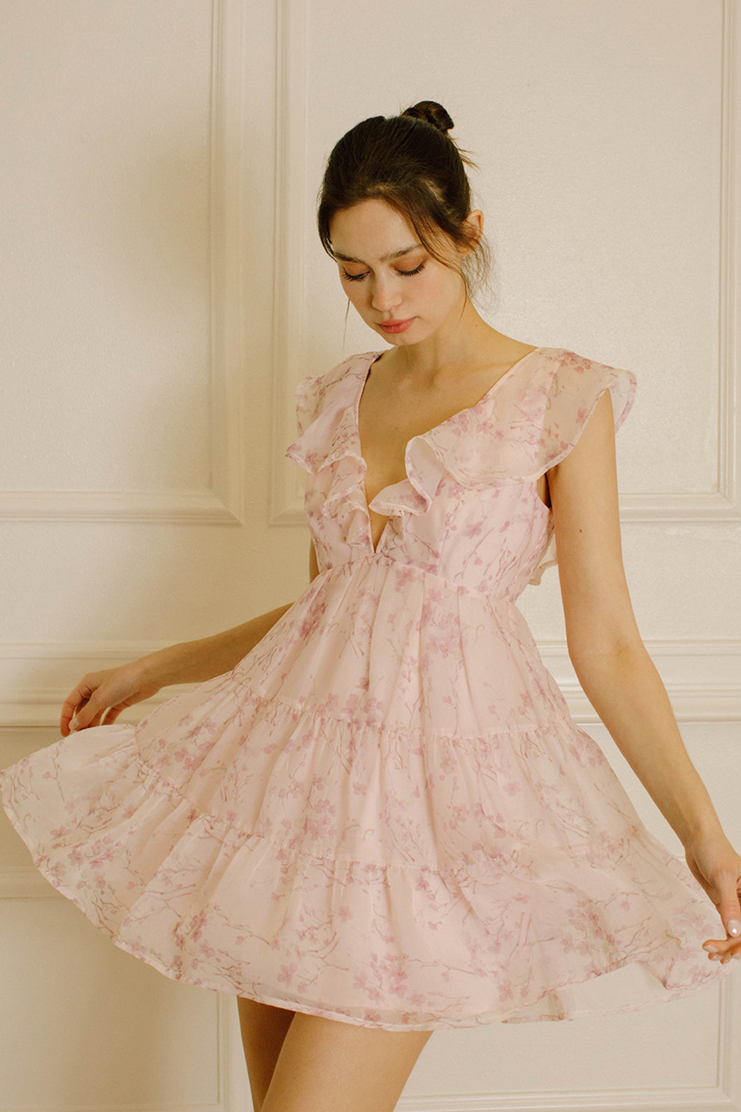 Raspberry Tea Mini Dress