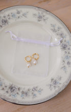 Load image into Gallery viewer, Mini Pearl Drop Earrings - Gold
