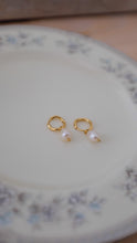 Load image into Gallery viewer, Mini Pearl Drop Earrings - Gold
