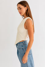 Load image into Gallery viewer, September Breeze Sleeveless Sweater Top

