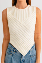 Load image into Gallery viewer, September Breeze Sleeveless Sweater Top
