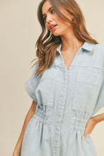 Load image into Gallery viewer, Out And About Denim Romper / BEST SELLER
