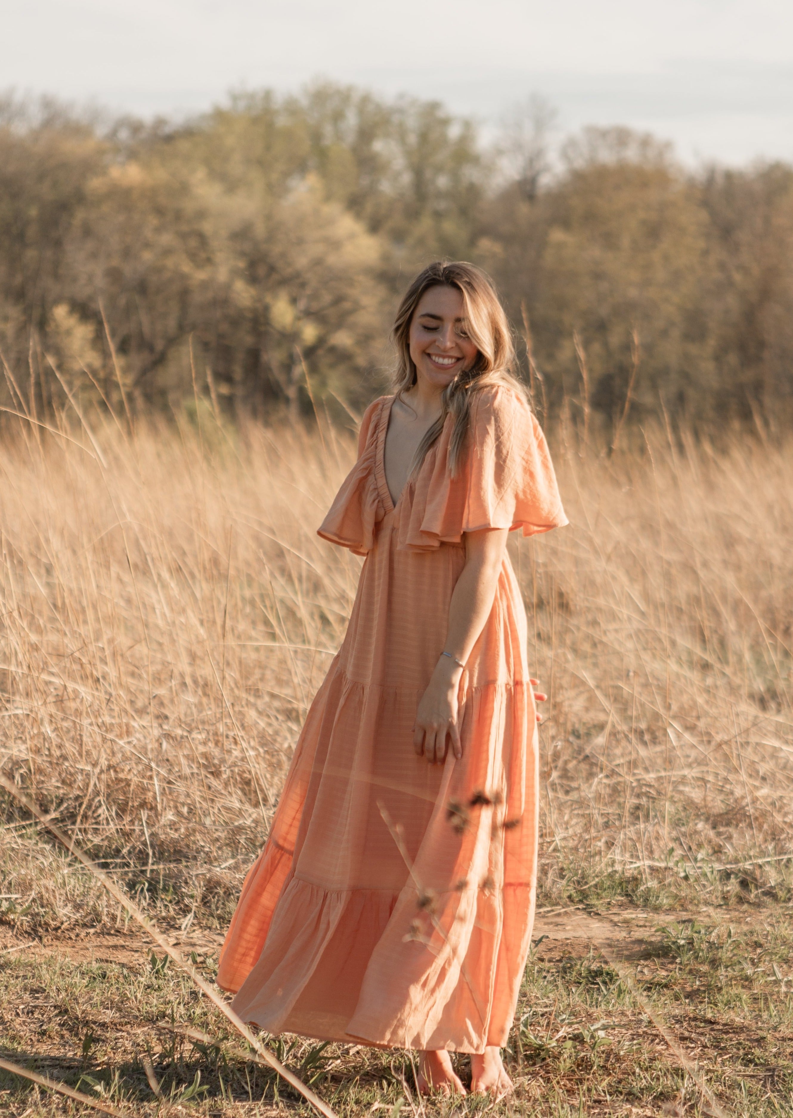 boho burnt orange maxi dress Catalina Maxi Dress / BEST SELLER Medium