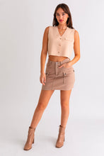 Load image into Gallery viewer, Kendall Cargo Mini Skirt
