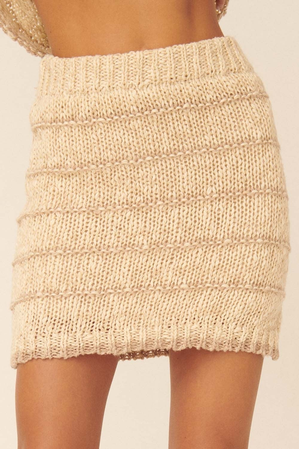 La Playa Knit Mini Skirt