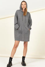 Load image into Gallery viewer, Call Me Casual Oversized Hoodie Dress

