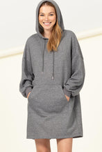 Load image into Gallery viewer, Call Me Casual Oversized Hoodie Dress
